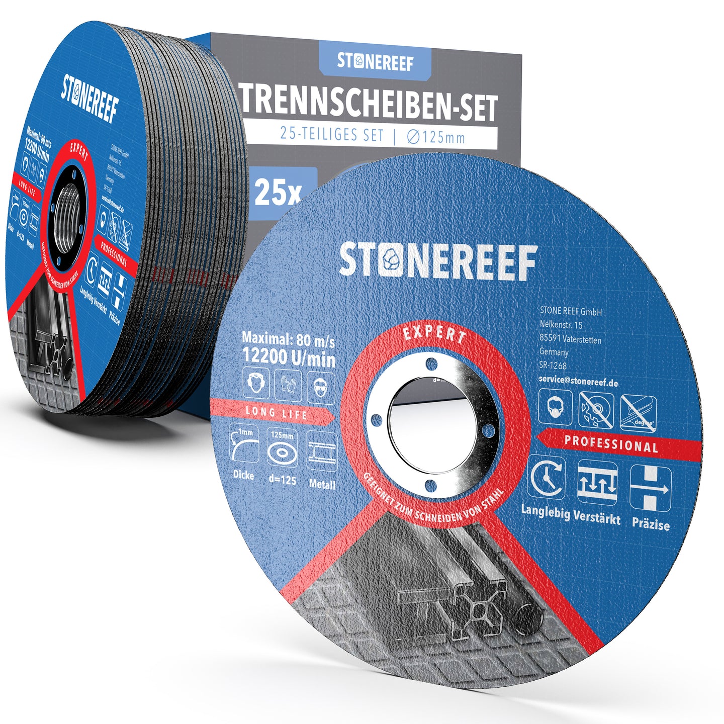 Trennscheiben 25er-Set für präzise Schnitte