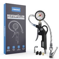 Reifenfüller mit drehbarem Manometer