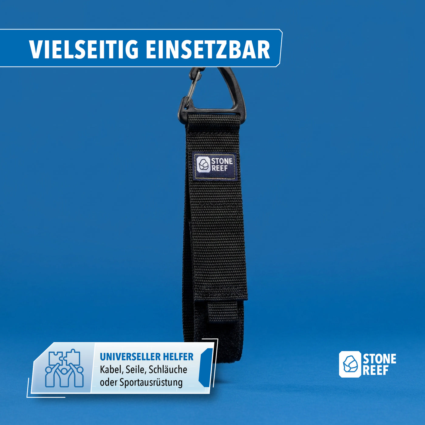 Lieferumfang des 6er Kabelorganizer-Sets – STONE REEF