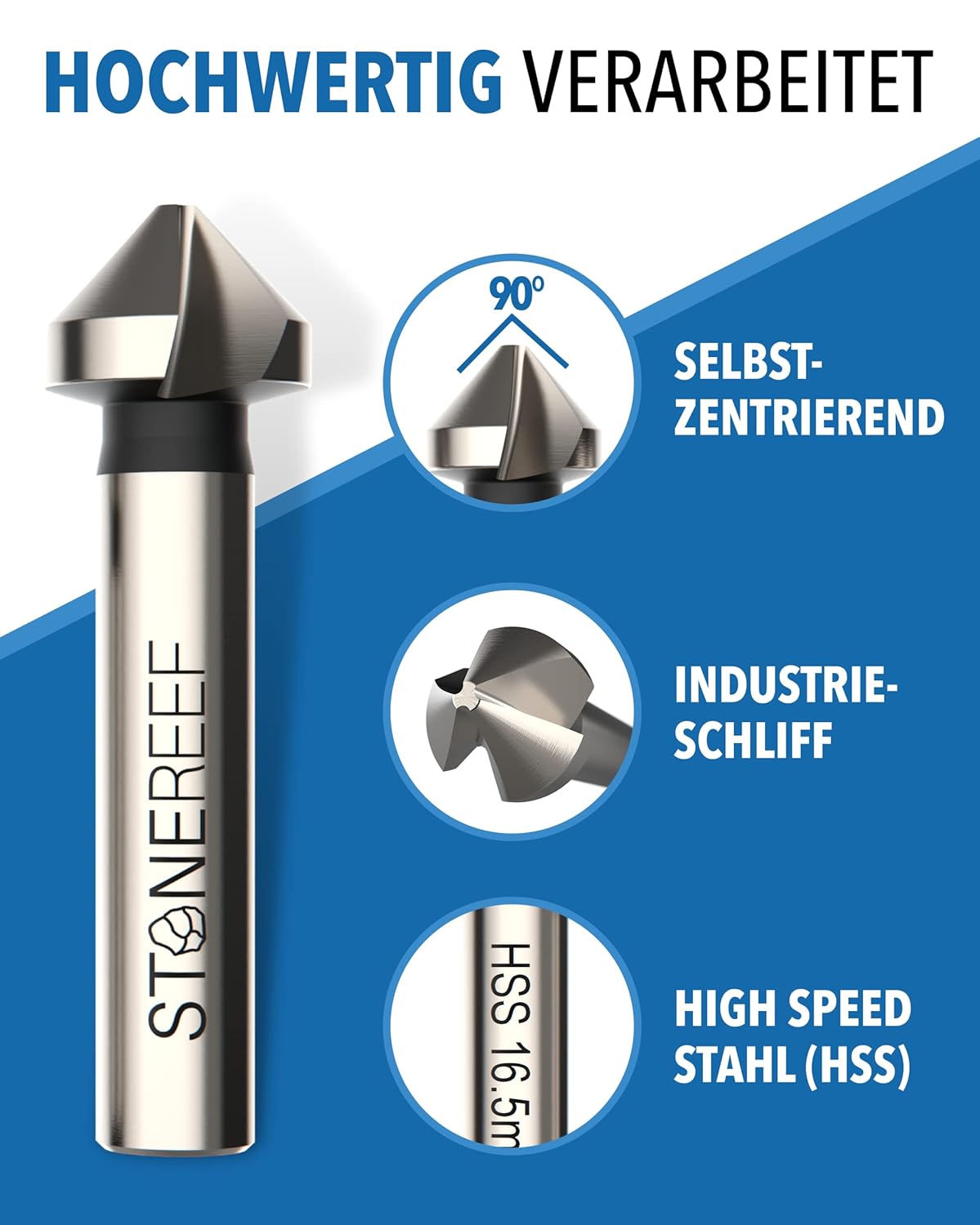 HSS-Material der Kegelsenker im Detail – STONE REEF
