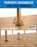 Kegelsenker einsetzbar für Holz und Metall – STONE REEF