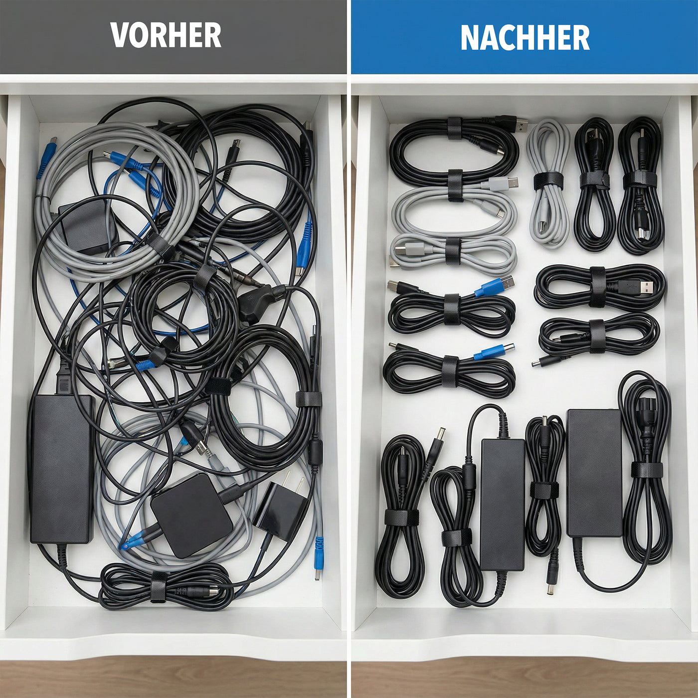 Klett-Kabelbinder im 100er-Set im Überblick – STONE REEF