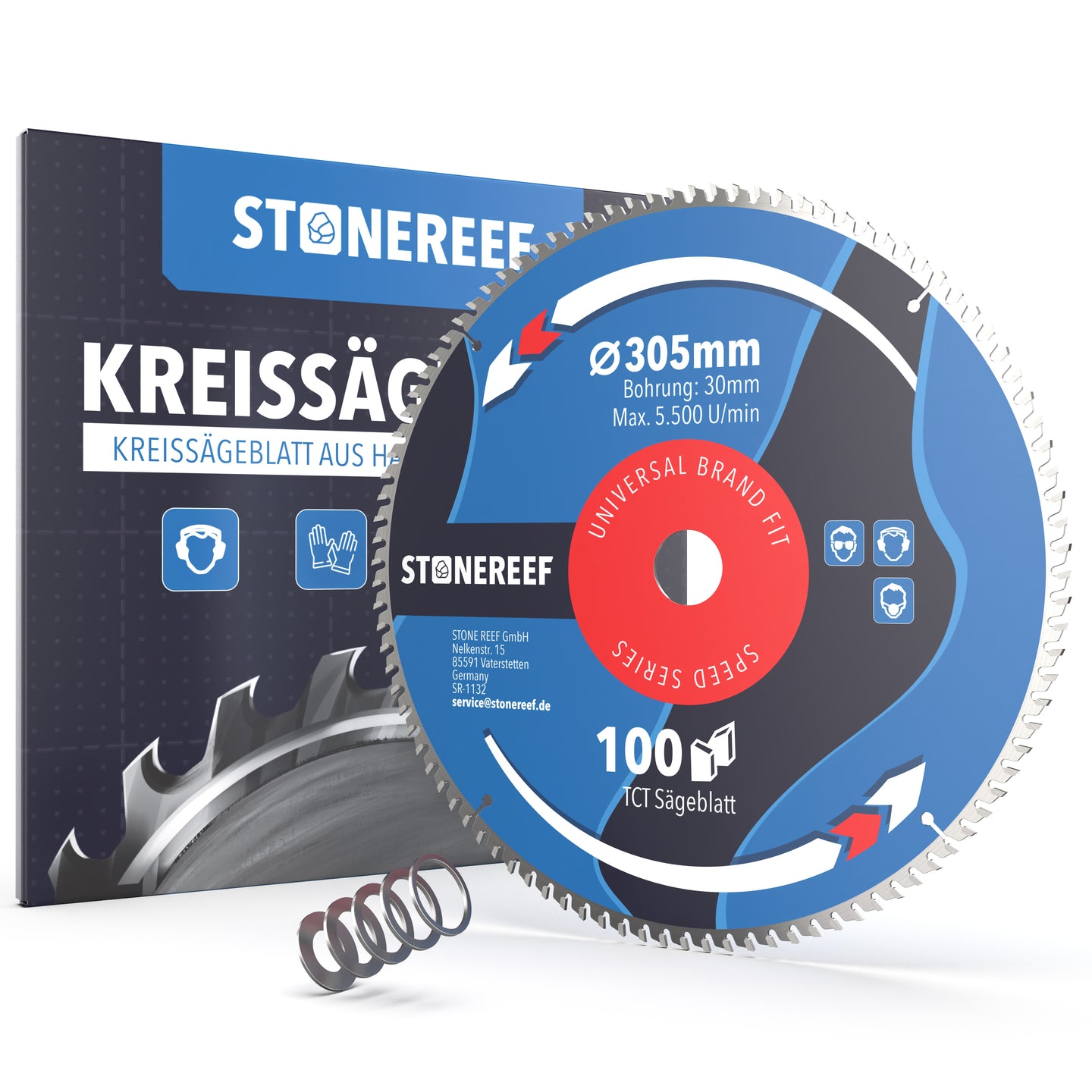 Kreissägeblatt 305 x 30 mm als Hauptbild für präzise Schnitte – STONE REEF
