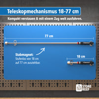Nahaufnahme des Magneten am Magnetheber – STONE REEF