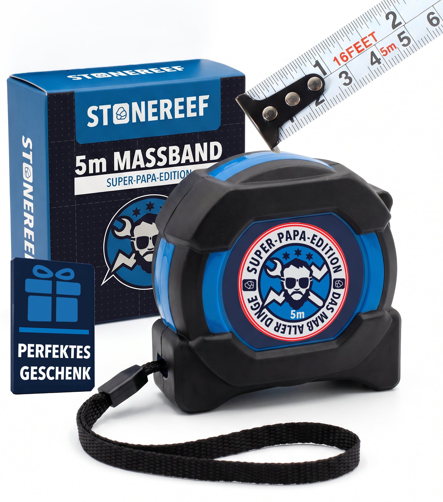 5 Meter Maßband als perfekte Geschenkidee – STONE REEF