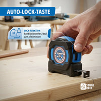 Design des robusten Maßband-Gehäuses – STONE REEF