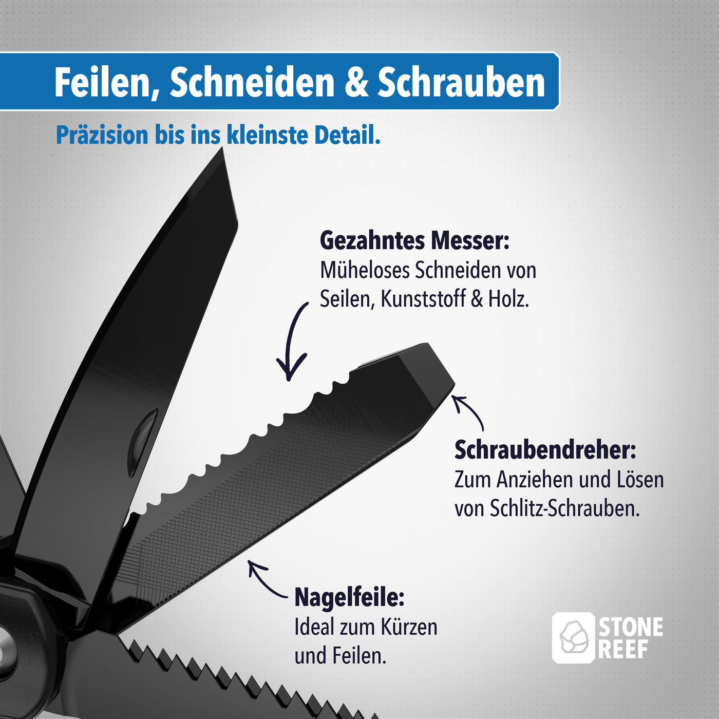 Schutzhülle als praktisches Zubehör für das Multitool – STONE REEF