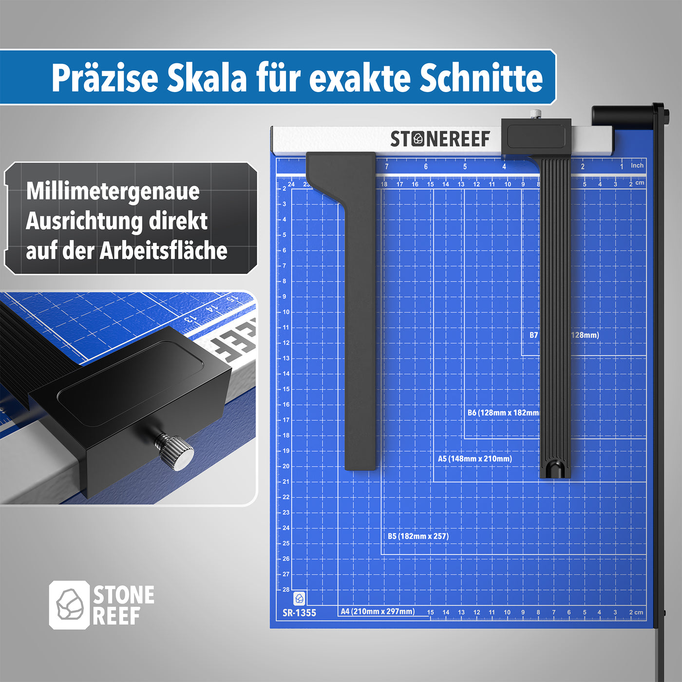 Stabile Basis des Papierschneiders – STONE REEF