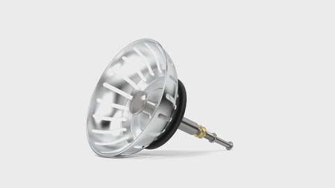 Universal Abflussstopfen für Küchenspüle Ø82 mm im Produktvideo – STONE REEF