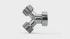 Y-Verteiler aus Messing mit Innengewinde im Produktvideo – STONE REEF