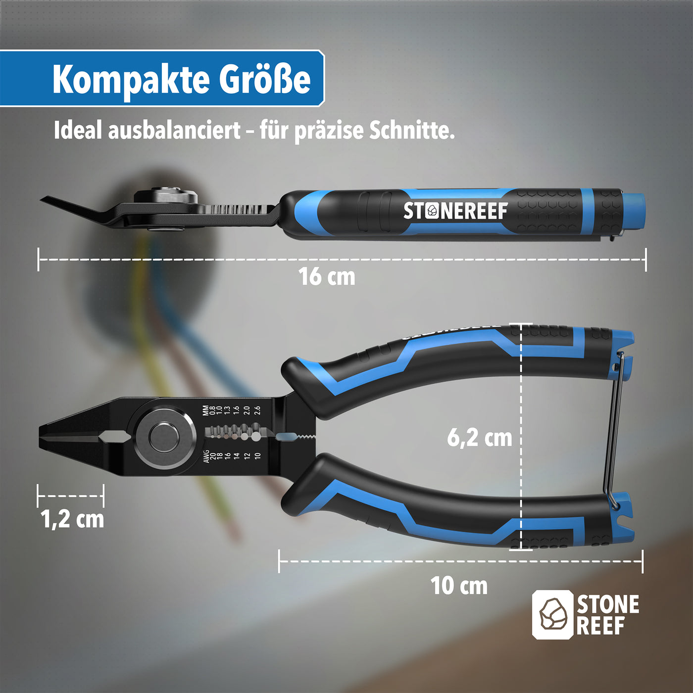 Federmechanismus des Seitenschneiders zum automatischen Öffnen – STONE REEF