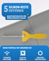 Silikon Abzieher bei der Fugenerneuerung am Fenster – STONE REEF