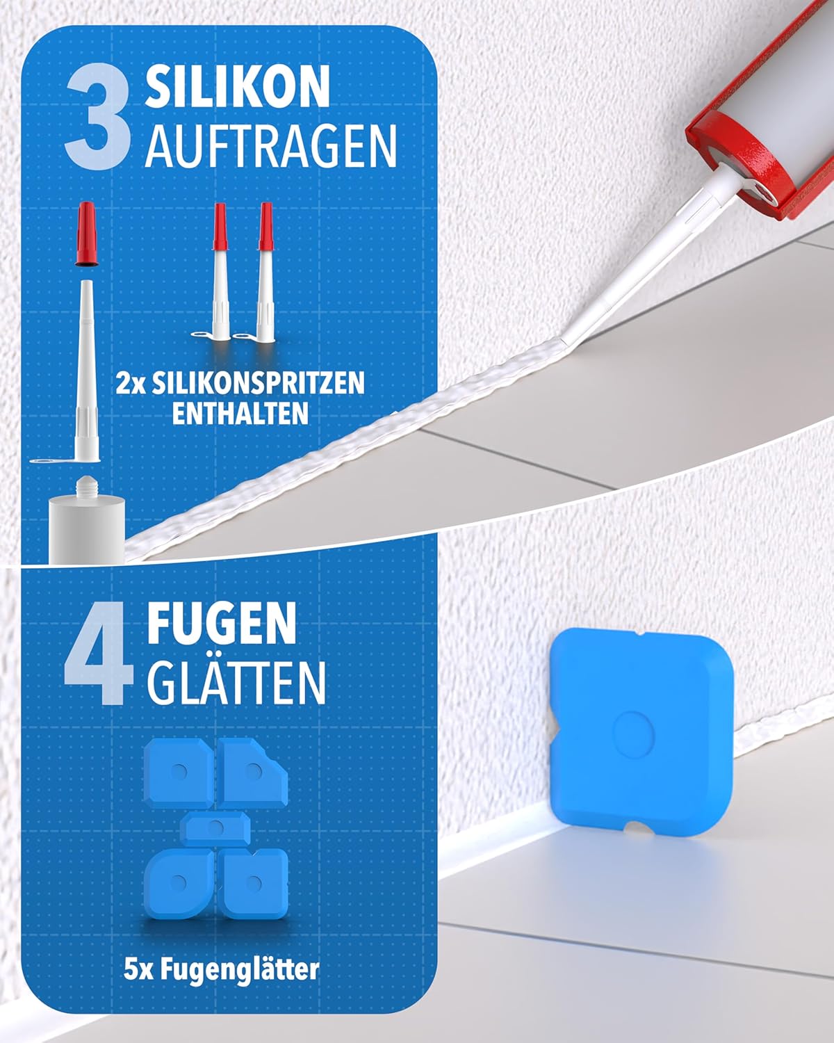 Set-Inhalt des Silikonentferner Sets im Überblick – STONE REEF