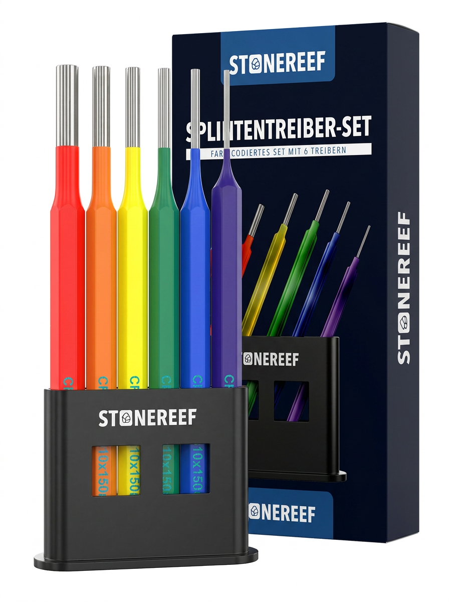 6× Splintentreiber Set Ø 2–8 mm für Auto, Motorrad & Werkstatt – STONE REEF