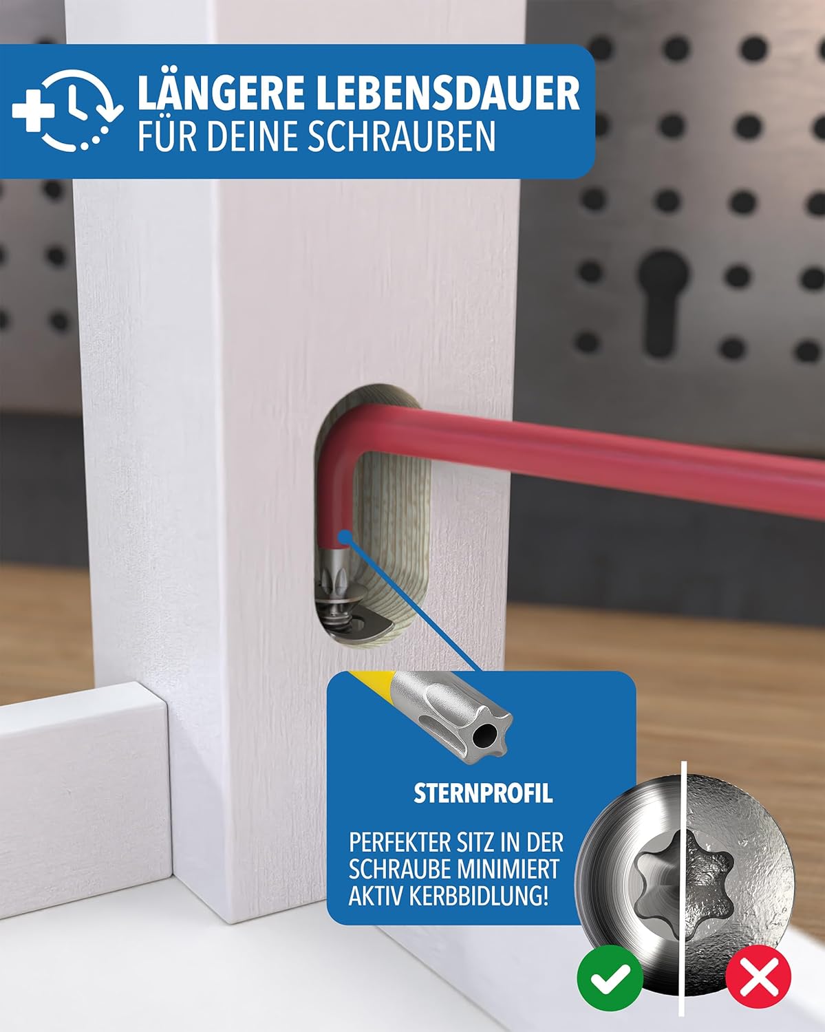 Größenübersicht der verschiedenen Winkelschlüssel im Set – STONE REEF